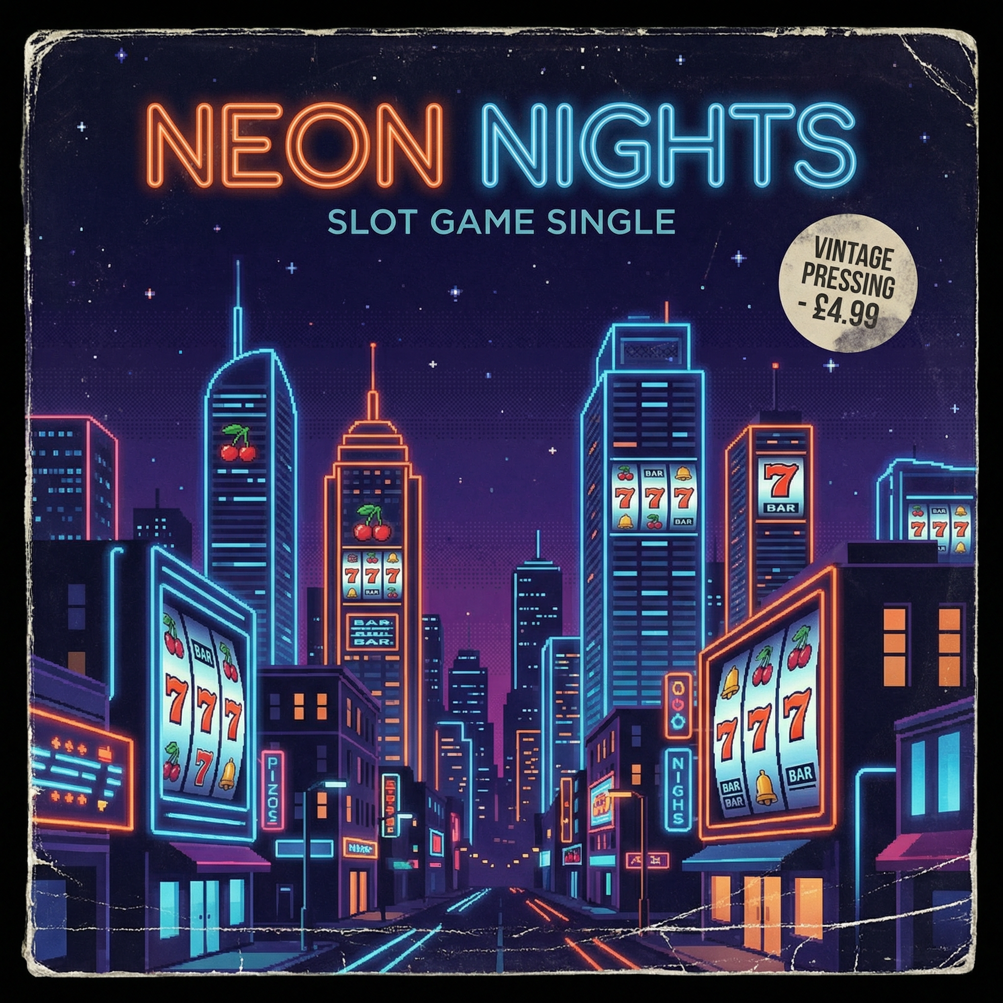 霓虹之夜 - 五龙捕鱼 热门老虎机游戏唱片封面